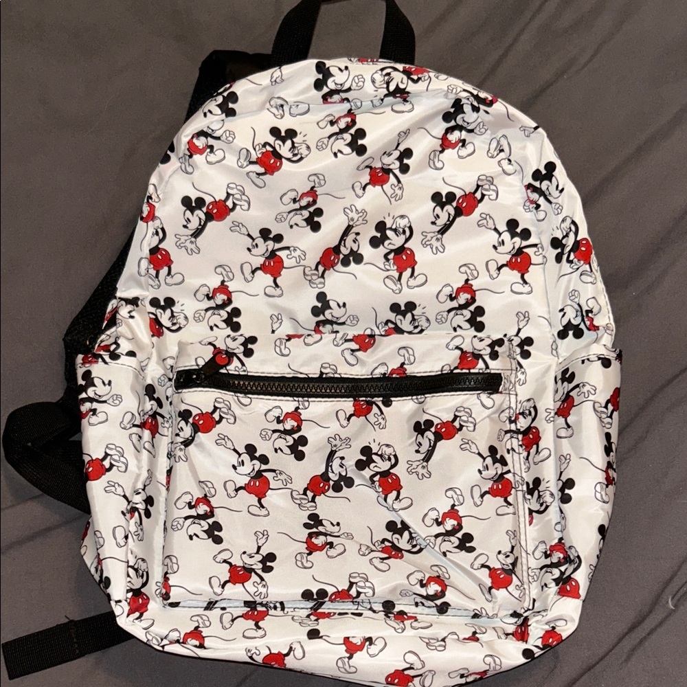 Mickey Mouse Patterned Backpack - image 1